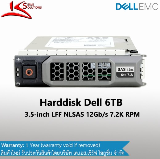 Dell SAS 6TB 12G 3.5