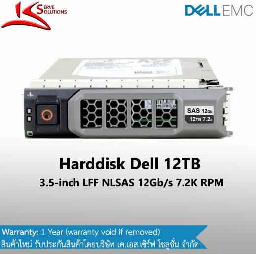 Dell SAS 12TB 12G 3.5