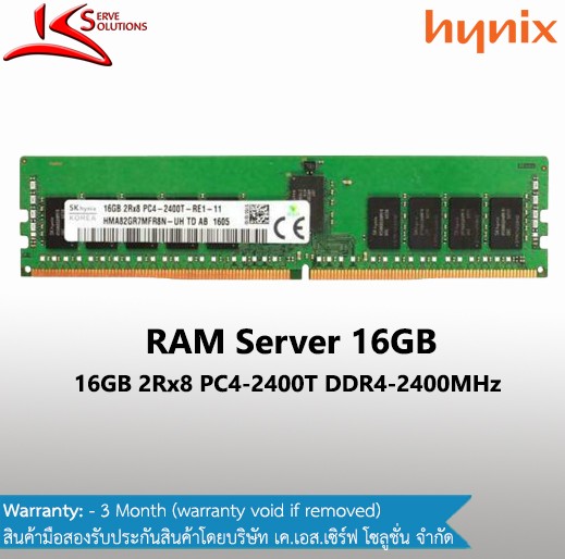 16GB PC4-2400T DDR4 RDIMM