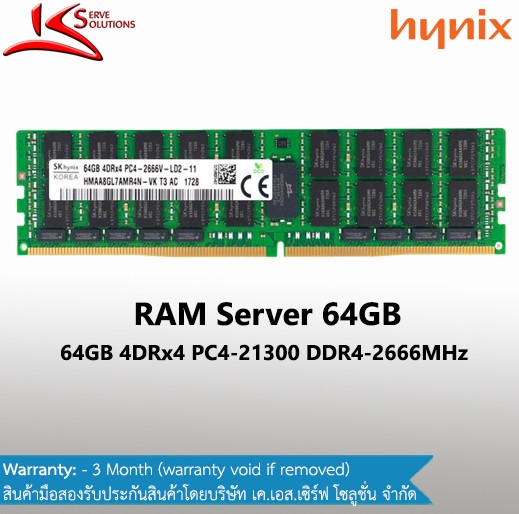 64GB PC4-21300 DDR4 RDIMM